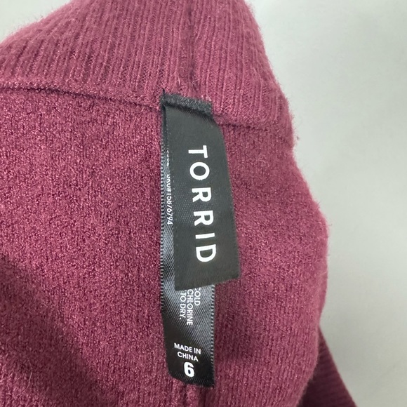 Torrid Full Length Signature Waist Sweater Jogger Legging in Purple Size 6X - Picture 8 of 10